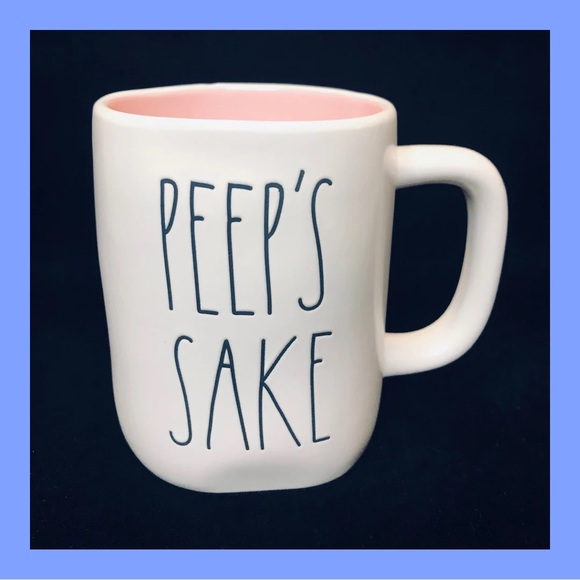 Rae Dunn Other - Rae Dunn Peep’s Sake Mug with Pink Interior